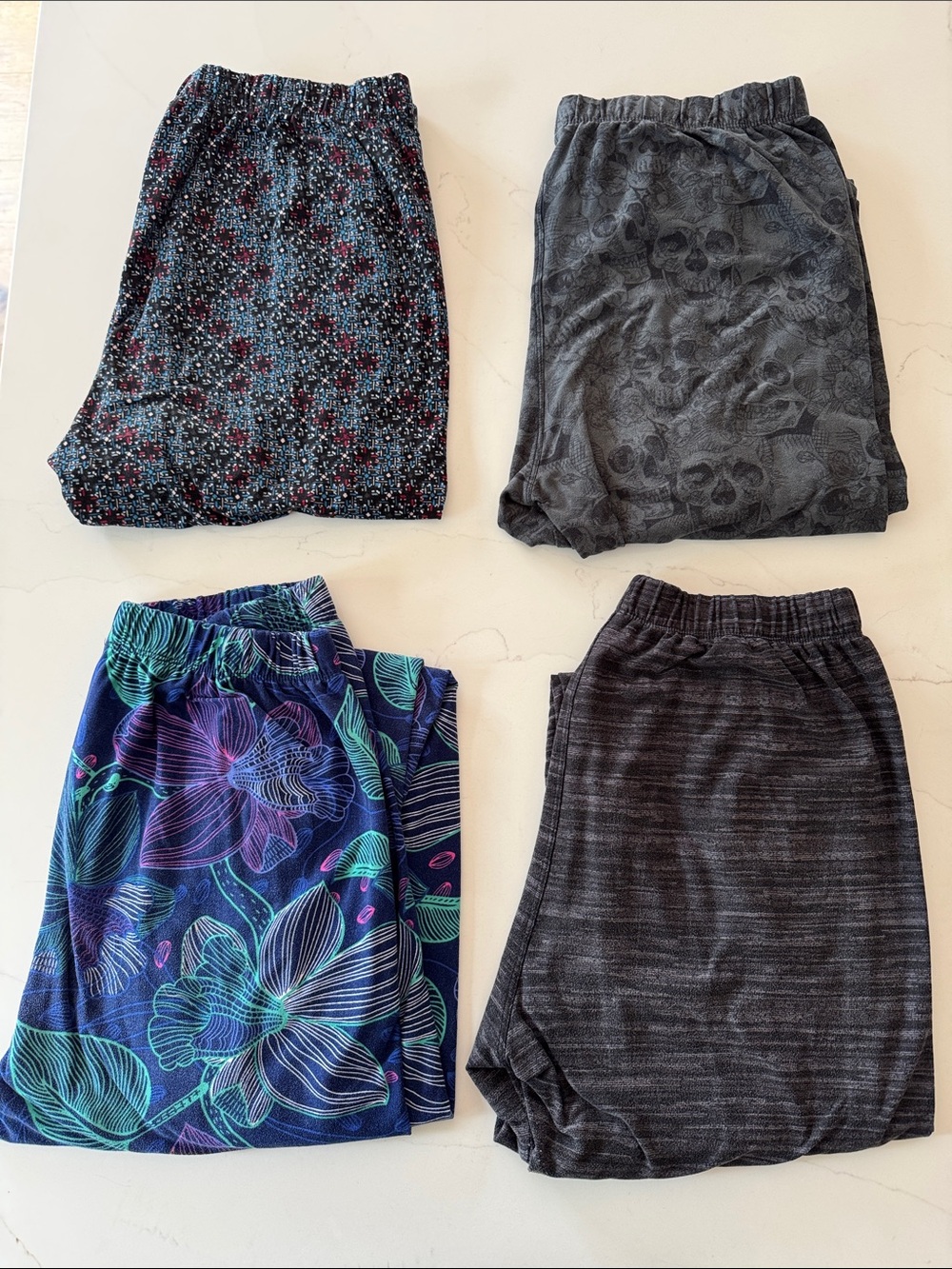 Set of 4 Sweetlegs Elastic Waist leggings